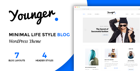 Younger Blogger - Personal Blog Theme Logo